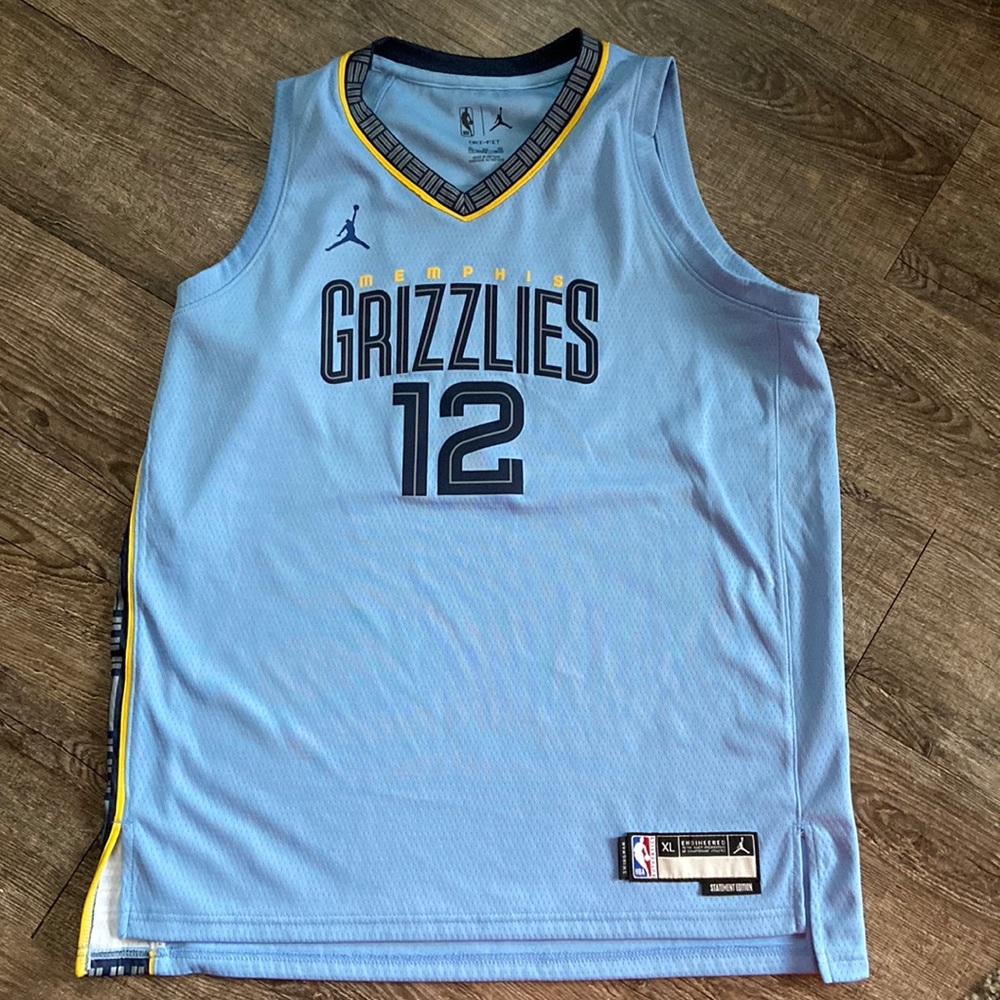 Authentic Memphis Grizzlies Jordan Statement Ed. Swingman Jersey Ja Morant  YXL